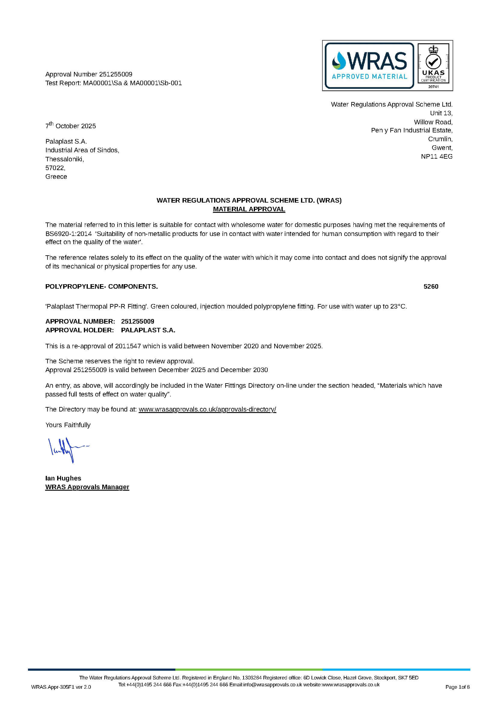 Palaplast Thermopal PP-R Fitting